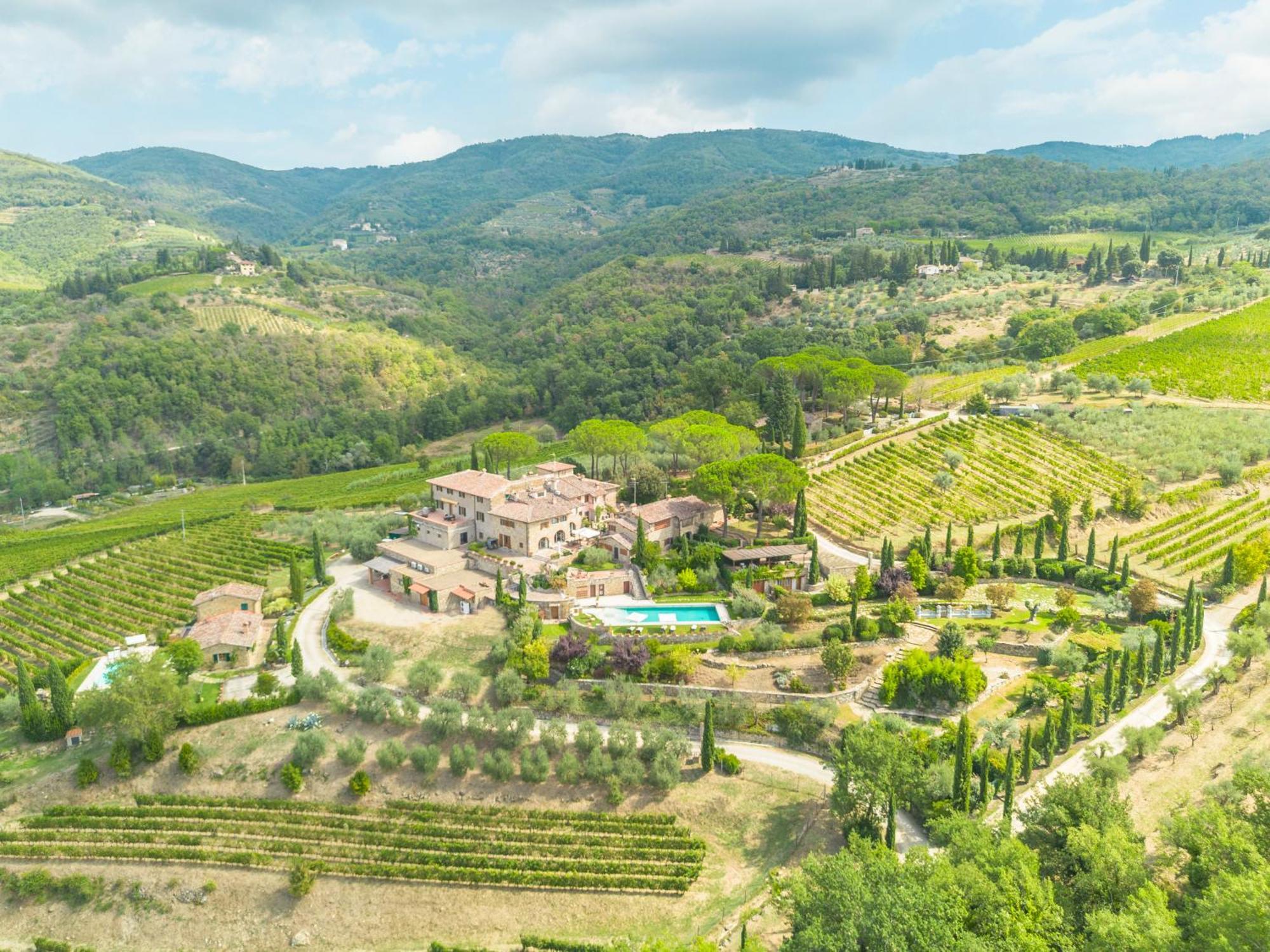 Savignola Paolina Villa Greve in Chianti Bagian luar foto